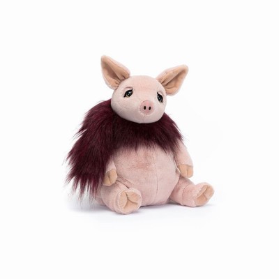 Jellycat Glamorama Pig Farmyard USA | 18694QWHV